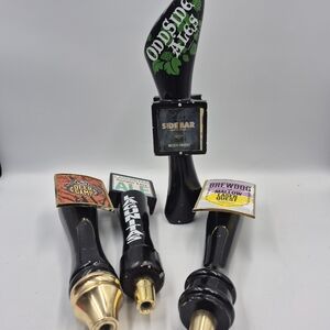 4 Black Tap Handle Set
